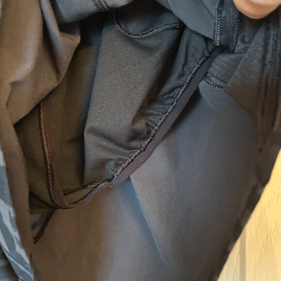 Lululemon Black Striped Hot Shorts - Size 6 (No Size but Measurements) - Picture 7 of 10